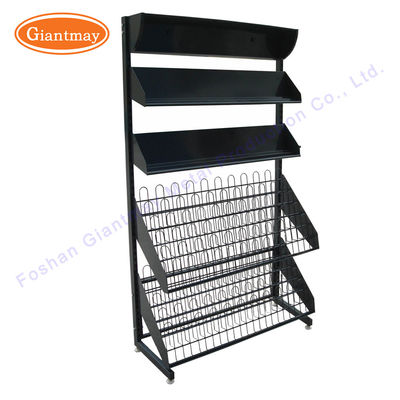Katalog-Ausstellungsstand-Draht Mesh Metal Magazine Shelf