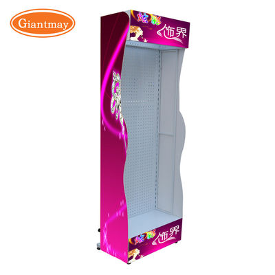 Asphaltieren Sie Pegboard-Gestell mit LED-Licht-Einzelhandelsgeschäft-Anzeige