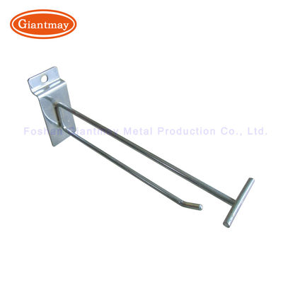 Chrome-Anzeigetafel hakt Halter Slatwall-Haken mit Preis