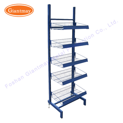 Kartoffel-Chips Floor Stand Grocery Bread-Einzelhandels-Präsentationsständer
