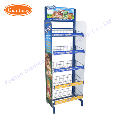 Kartoffel-Chips Floor Stand Grocery Bread-Einzelhandels-Präsentationsständer