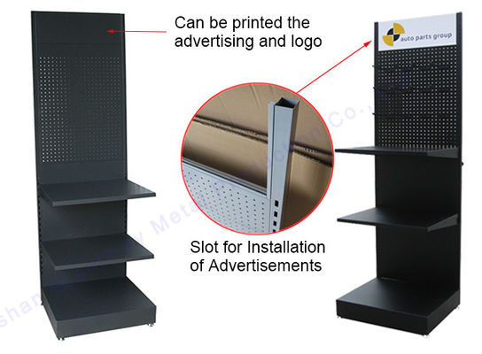 Hardware Pebboard-Werkzeuge beanspruchen Einzelhandelsgeschäft-Metallausstellungsstand stark