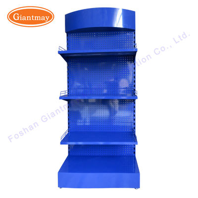 Perforierte Blech Pegboard-Anzeige mit Haken-Werkzeug-Stand