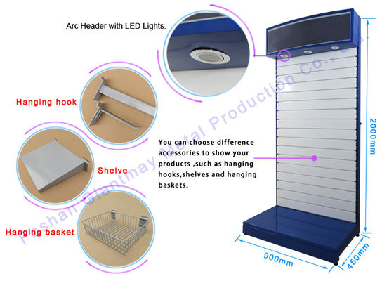 Bogen-Titel-Einzelhandels-Präsentationsständer für Telefon-zusätzliches Geschäft