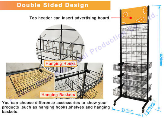 Handschuh-Regal-Einzelhandels-Socken-Stand-Anzeigen-Drahtgitter