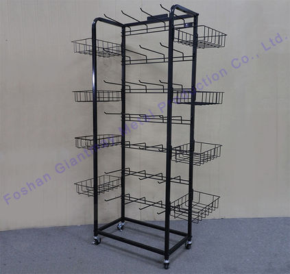 Kartoffel Chip Display Candy Stand Wire Mesh Basket Shelf