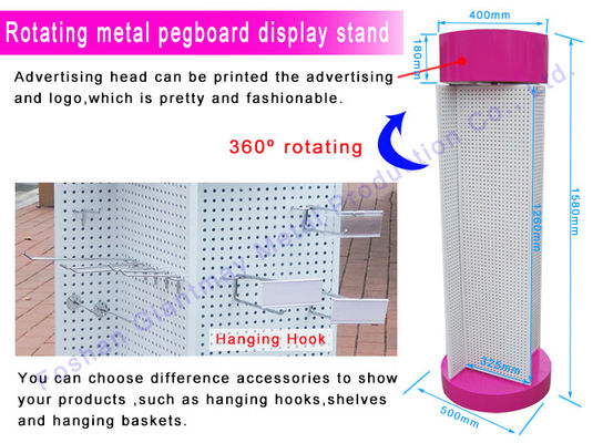 Metallschmuck-Boden-Regal-drehende Ausstellungsstand-Drehscheibe
