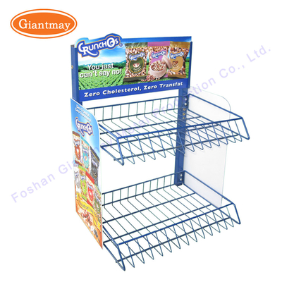Metalltischplatten-Stand-Zähler-Imbiss-Präsentationsständer Countertop