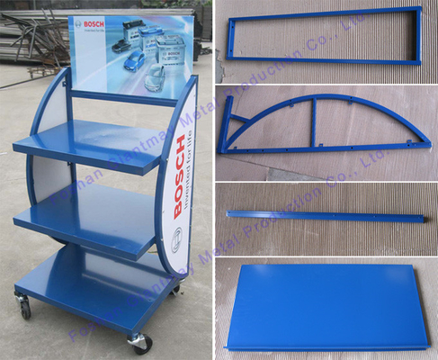Auto-Speicher-Regal-elektrischer Fahrrad-Metallbatterie-Präsentationsständer