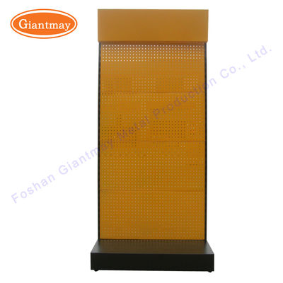 Elektrowerkzeug-Gestelle bügeln das Regal, das Pegboard-Metallausstellungsstände beiseite legt