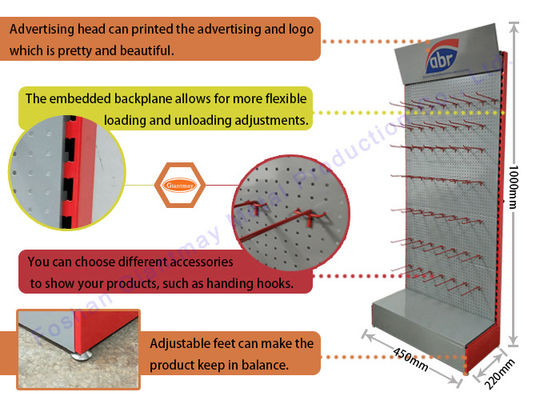 Moderner tragbarer Kleingarten steht Präsentationsständer-Metall