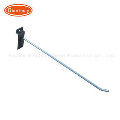 Anzeigen-Geschäfts-Speicher-Latten-Wand-Haken Metall-Chromes einzelner Slatwall