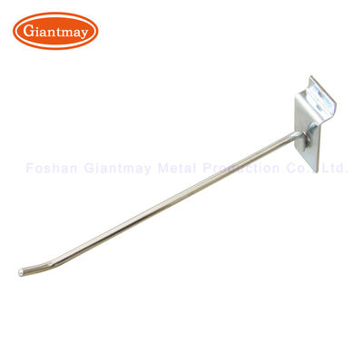 Anzeigen-Geschäfts-Speicher-Latten-Wand-Haken Metall-Chromes einzelner Slatwall