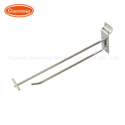 Chrome-Anzeigetafel hakt Halter Slatwall-Haken mit Preis