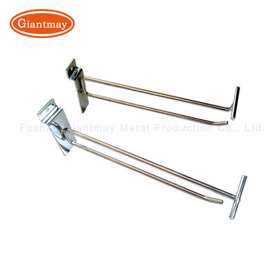 Chrome-Anzeigetafel hakt Halter Slatwall-Haken mit Preis